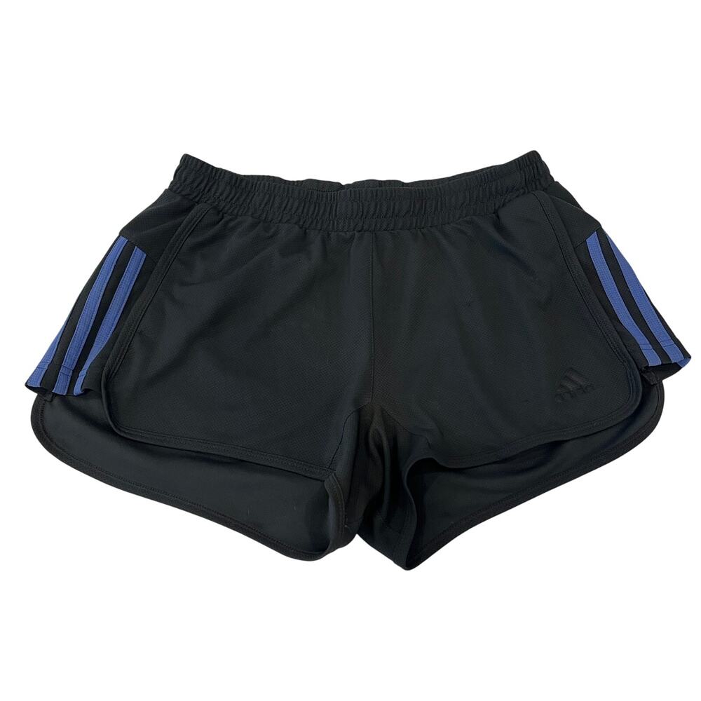 M3-12 ADIDAS Women's Climalite Shorts Black/Blue Small
